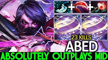 ABED [Templar Assassin] Pro Player Absolutely Outplays Mid 23 Kills 7.22 Dota 2