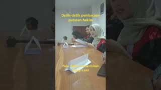 Inilah detik-detik ketika hakim salah dalam putusannya
