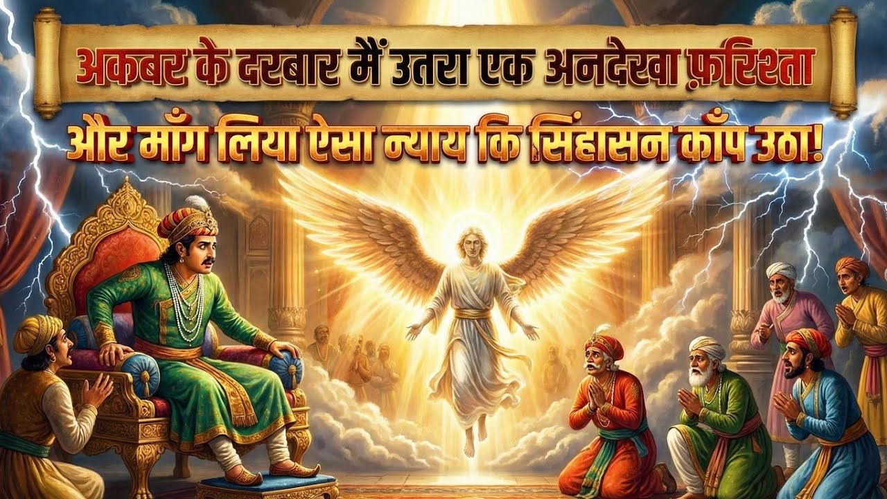 अकबर के दरबार मैं उतरा एक अनदेखा फ़रिश्ताऔर माँग लिया ऐसा न्याय कि सिंहासन काँप उठा!😰🌪️