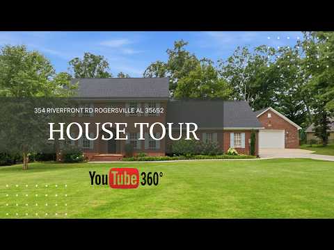 354 Riverfront Rd, Rogersville, AL home video tour
