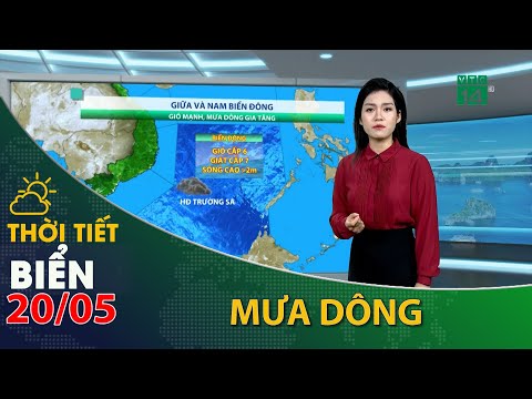 Video Thời tiết biển ngày 20/05/2022: Khu vực giữa và Nam... - youtube