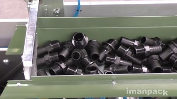 Packaging line for plastic fittings (by Imanpack)