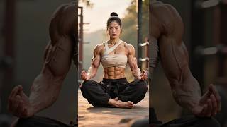 Practicing yoga can help release tension in your body. #yoga #bodyrelease #wellness #ytshort #gymtok