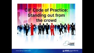 Cloud Industry Forum Code of Practice: Differentiate yourself in a crowded market