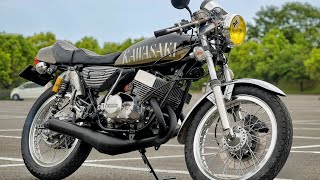 集合チャンバーに交換してみた🎵 kawasaki KH250 - YouTube