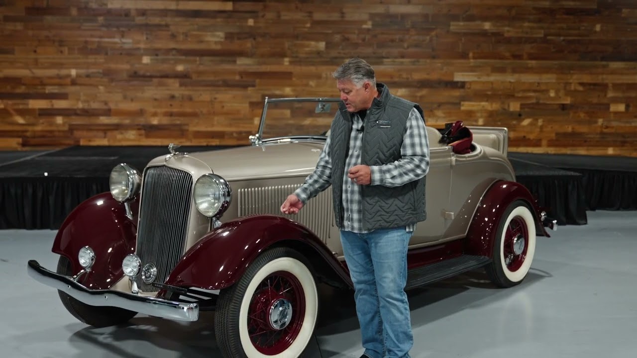 1933 Plymouth PD Rumble Seat Convertible Coupe | Selling April 26