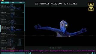 3D Visuals PACK 306  - 12 Visuals
