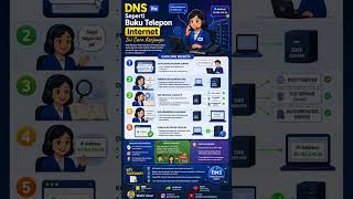 🌐 DNS (Domain Name System) – berikut Cara Kerjanya! #shorts #dns #bind9 #server #fyp #foryou