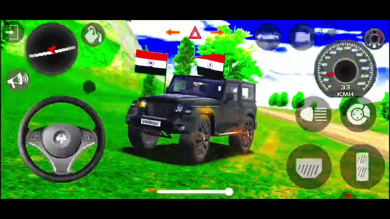 Modified Mahindra Thar😈Games:Indian Blue Thar (Gadi Wala Games) Car Game Android Game - 