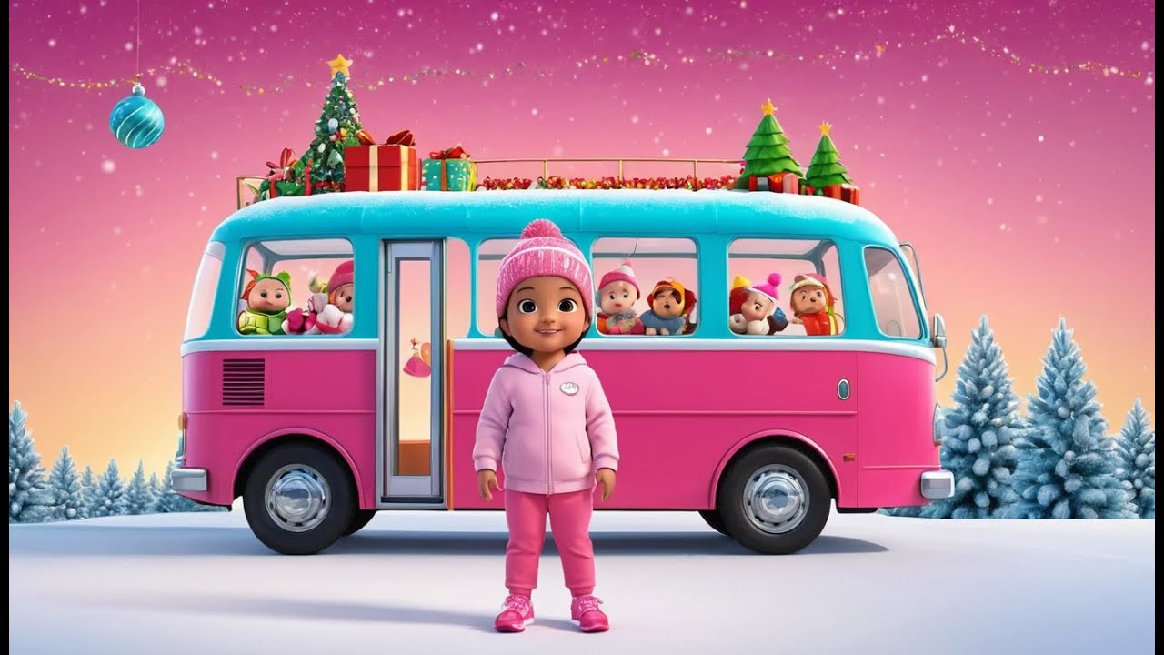 Christmas Bus Turns Into New Year Bus | Fun Holiday Learning Song for Kids