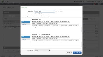 Training: DrChrono Form Building | Yes & No Fields