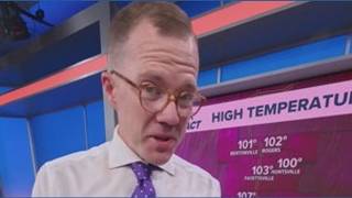 Wednesday is shaping up to be VERY hot