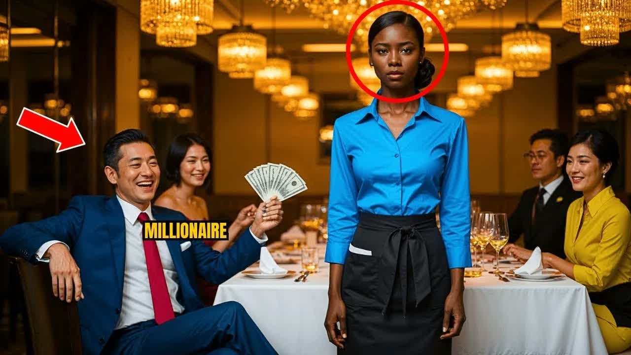 ＂I’LL GIVE YOU $100K IF U SERVE ME IN CHINESE＂—MILLIONAIRE Mocked   BLACK Waitress Spoke 9 LANGUAGES