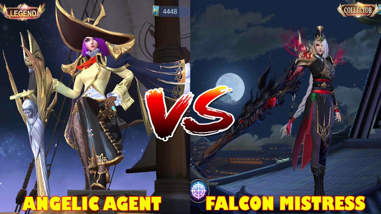 LESLEY FALCON MISTRESS VS LESLEY ANGELIC AGENT MOBILE LEGENDS