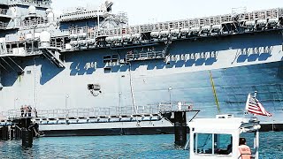 New 3.4 BILLION DOLLAR 45,000 Ton America-Class Amphibious Assault Ship ARRIVES At GUANTANAMO BAY!