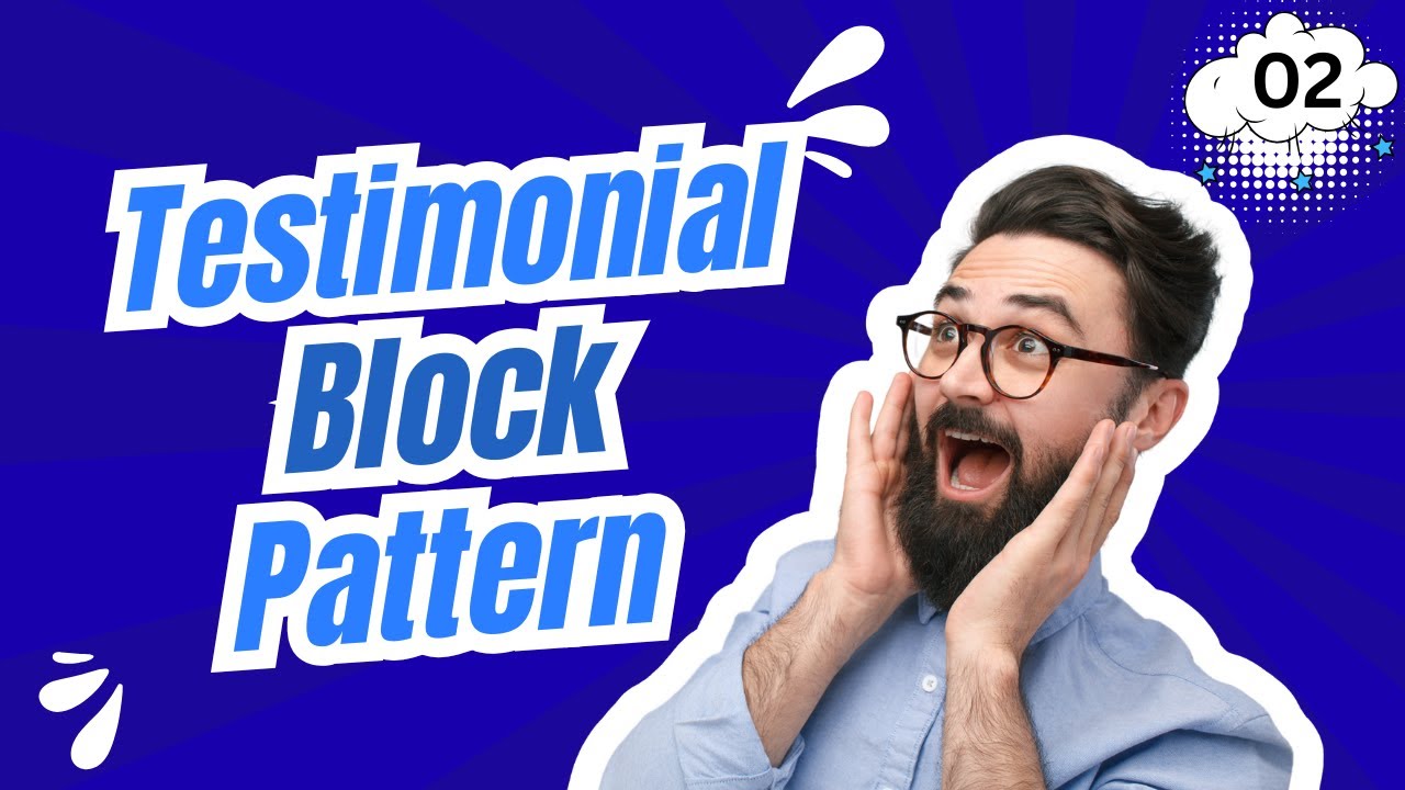 Testimonial Block Pattern-02: Design with Gutenberg core blocks
