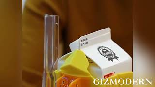 Milk Carton Cup Holder And Sealing Clip