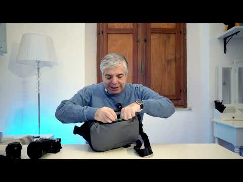 un separatore per fotocamera geniale ed utilissimo - K&F Concept sling bag 10L