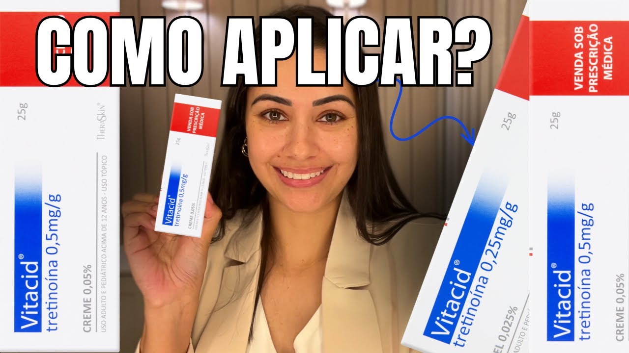Tutorial – Como Aplicar o Vitacid Corretamente na Rotina Skincare Noturna (APLIQUE COMIGO)