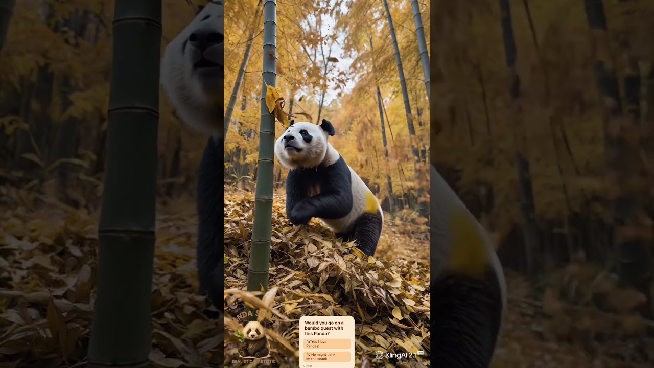 “The Panda’s Epic Quest for the Perfect Bamboo 🌿 | A Wholesome Journey”