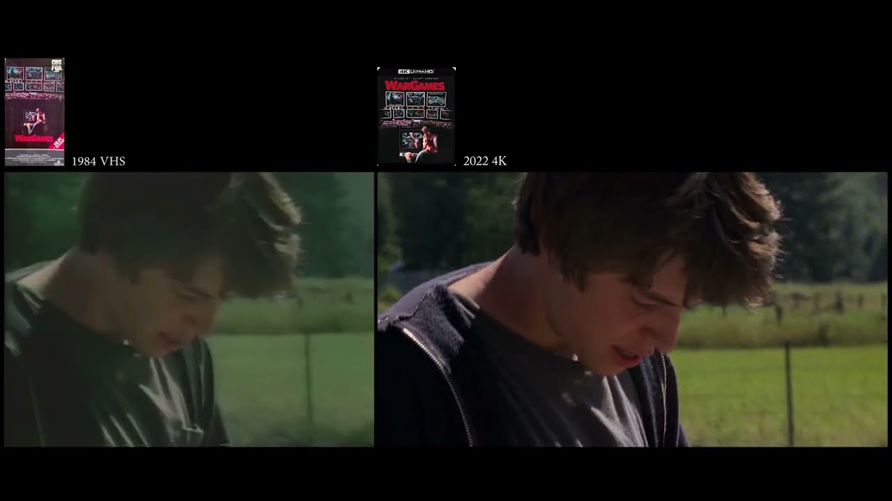 WarGames (1983) VHS-4K Comparison