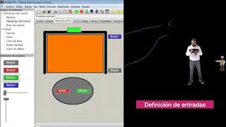 🚪 Simulación de un portón automatizado en RoboPro | Panel de control ⚡🎛️ - RoboPro TXT Fisch 16