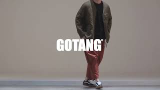 아름다운 와이드 핏 코튼 팬츠 고탱 Gotang 바깥생활