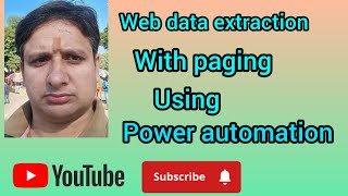 web data extraction with paging using power automation