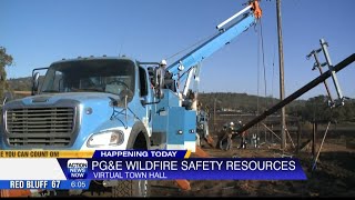 PG&E to host virtual meeting to discuss safety resources during wildfire season