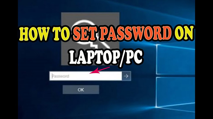 Bagaimana cara mengatur password di laptop?