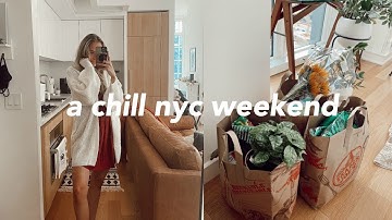 nyc weekend in my life | trader joes haul, chat about sponsors, & cozy fall vibes