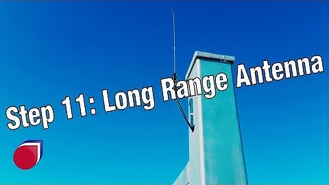 Installing a slide gate operator Step 11: Installing the long range antenna | SC0049