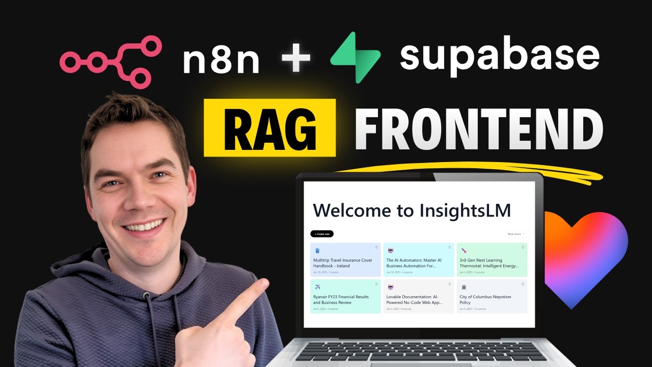 I Built a NotebookLM Clone That You Can Sell (n8n + Loveable)