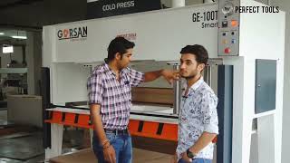 Automatic Cold press machine 100 Ton install at kanpur  I Perfect Tools