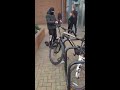 Thief cuts lock on Trek Powerfly 4 electric bike with angle grinder Mp3 Song