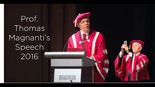 Professor Thomas Magnanti's Speech (SUTD Graduation Ceremony)