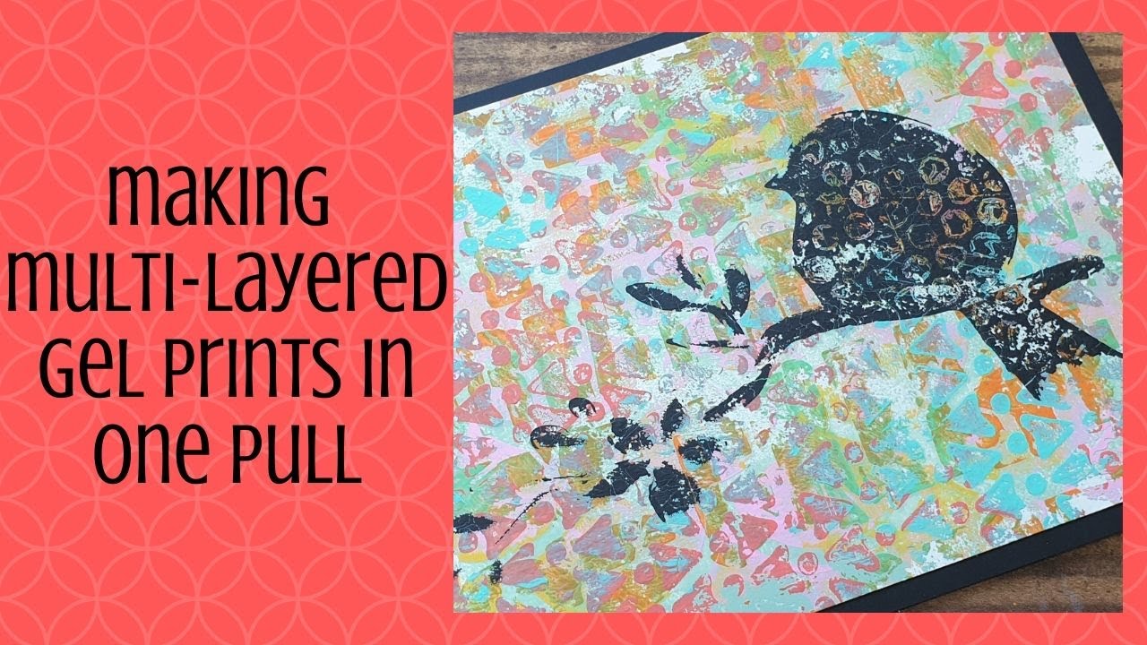 Создание многослойных гелевых отпечатков одним движением