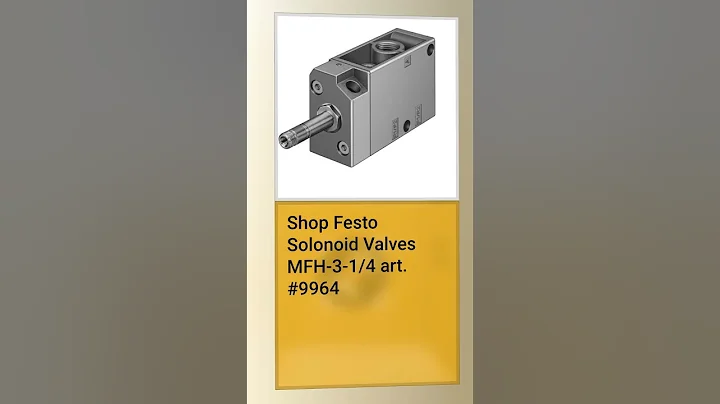 The Festo Solenoid Valve MFH-3-1/4