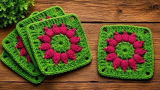 Easy Crochet Granny Square Pattern || Beginner-Friendly Granny Square