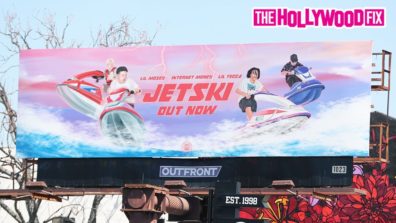 Lil Mosey Lil Tecca Internet Money Drop A Billboard For Their New Single Jetski On Melrose Ave Gentnews