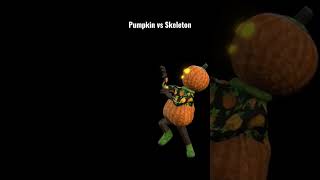 Pumpkin Vs Skeleton Dance