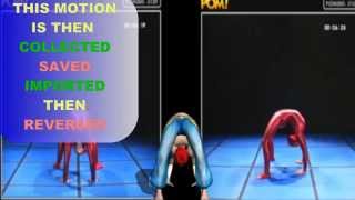 A Contortionist Is Rotoscoped For Motion Creation Inside Iclone5 - Quick Tip