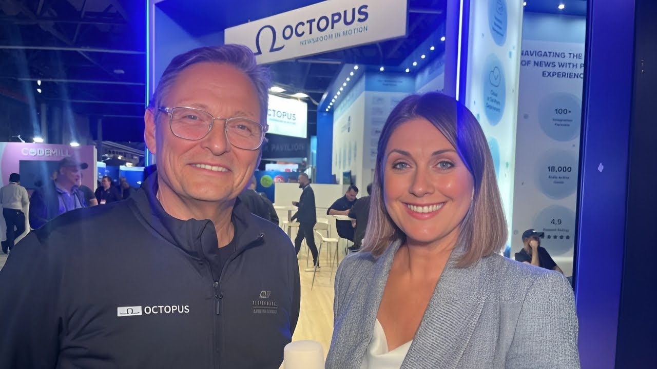 Octopus Newsroom at IBC 2025 | Newsroom in Motion for Smarter Broadcast Workflows