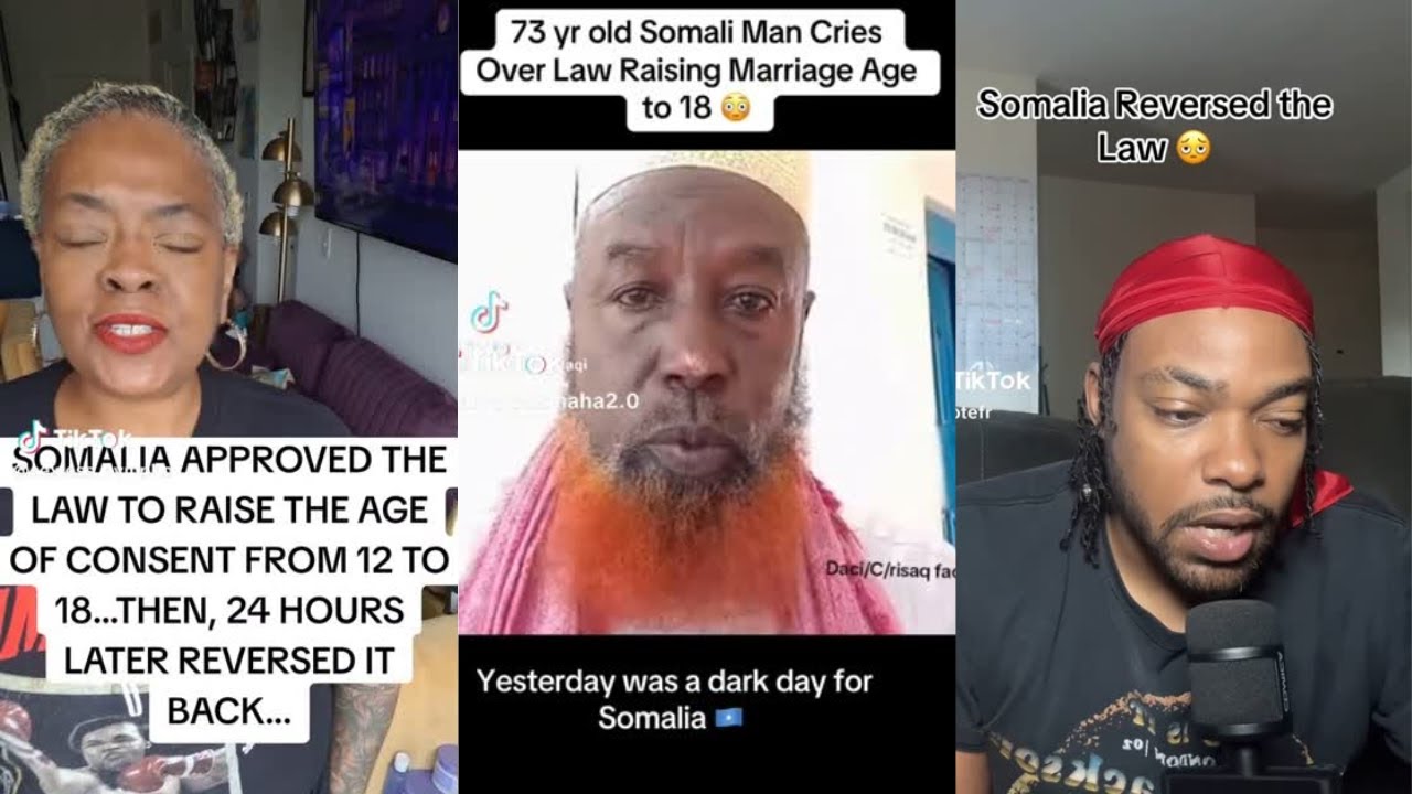 They Really Did This?! Somalia Brings Back Child Marriage at Age 11 Old Somalian Men Are Sad