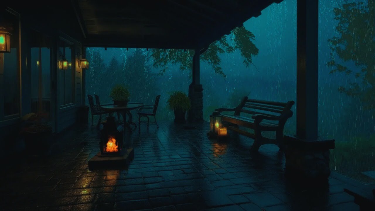 Super Heavy Rain To Sleep Immediately - Rain Sounds For Relaxing Your Mind And Sleep Tonight - Relax