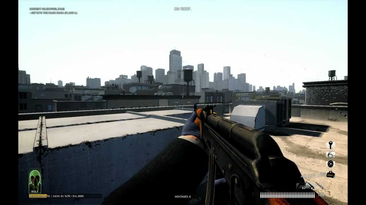 payday the heist: wolf pack DLC all visual weapons upgrades