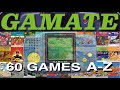 All gamate games  az  bit corporation  60 games compilation