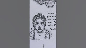 Takedown - Lyric Art ⚔️🥊 - uncolored #kpopdemonhunters #huntrix #takedown #lyricart #shorts #viral