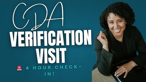 CDA Verification Visit: The 4-Hour Deep Dive! 🍎