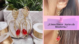 ARETES DE BISUTERIA ~ ELEGANTES 🥰📌